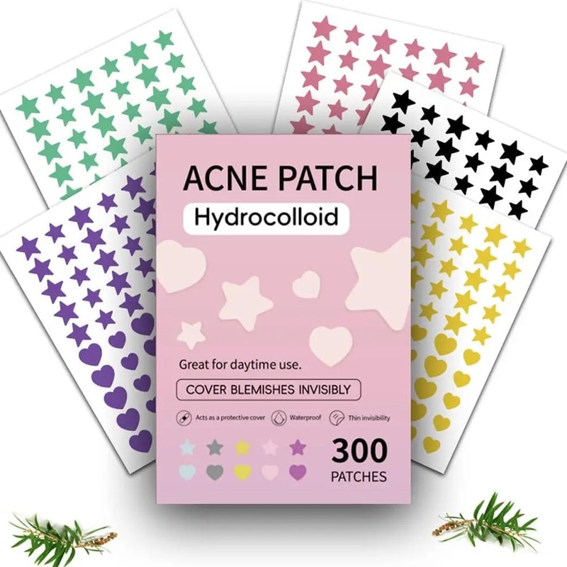 Star And Heart Acne Patch Stickers 2