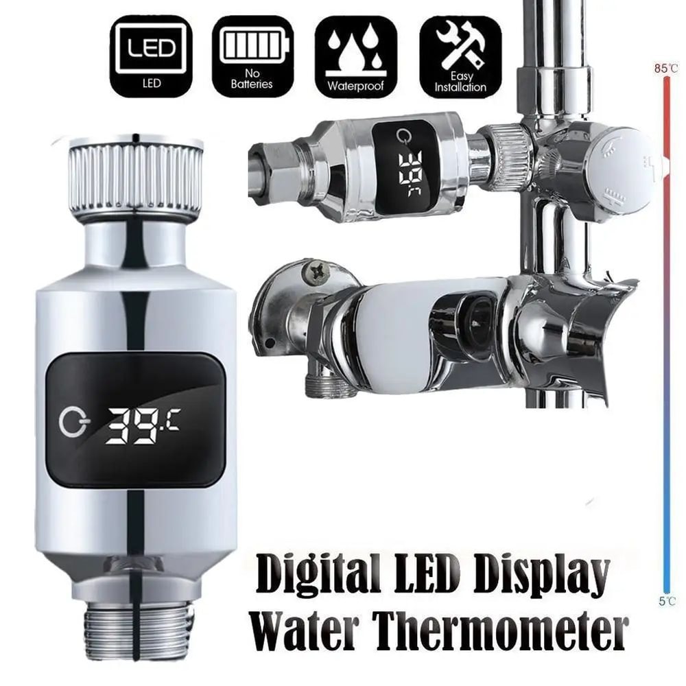 LED Digital Shower Water Temperature Display 1