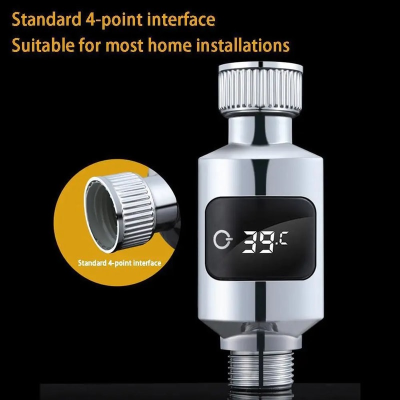 LED Digital Shower Water Temperature Display 13