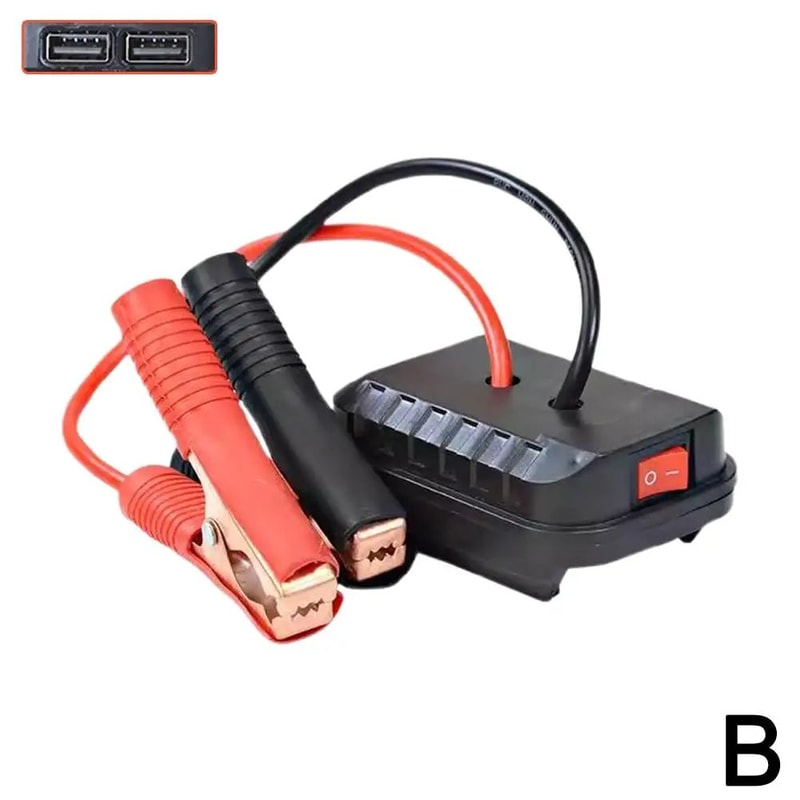 Car Emergency Starter Battery Converter Clips 9