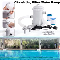 pool cleaner circulating filter water pump