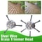 Steel Wire Wheel Weed Brush Trimmer Head 2