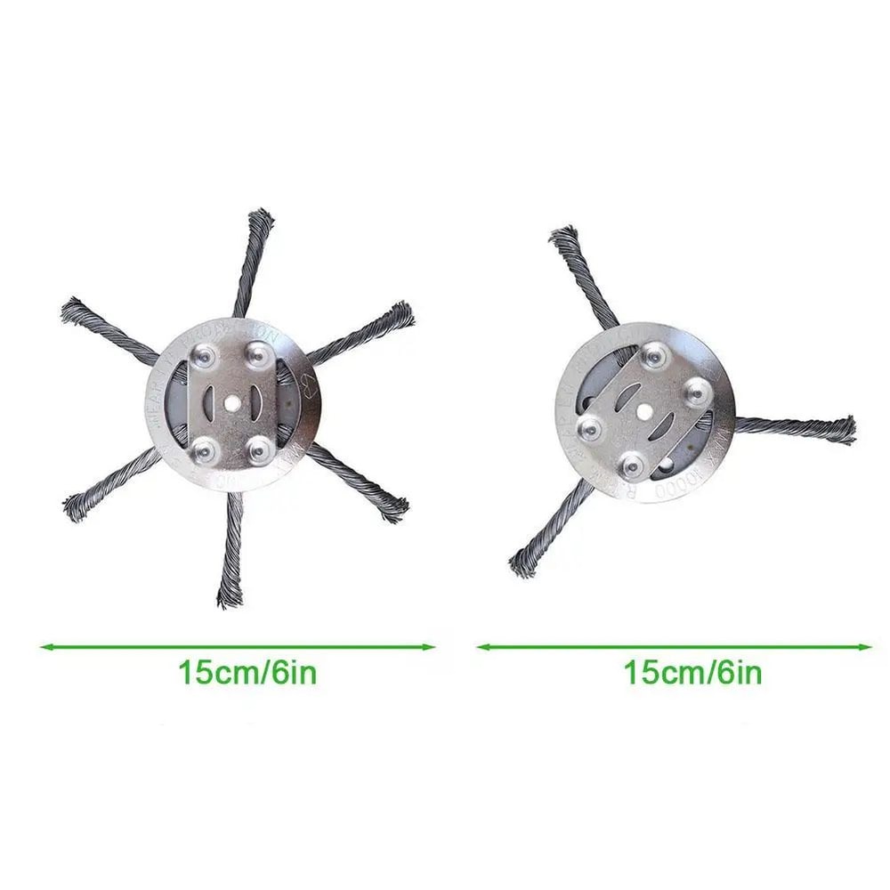 Steel Wire Wheel Weed Brush Trimmer Head 15