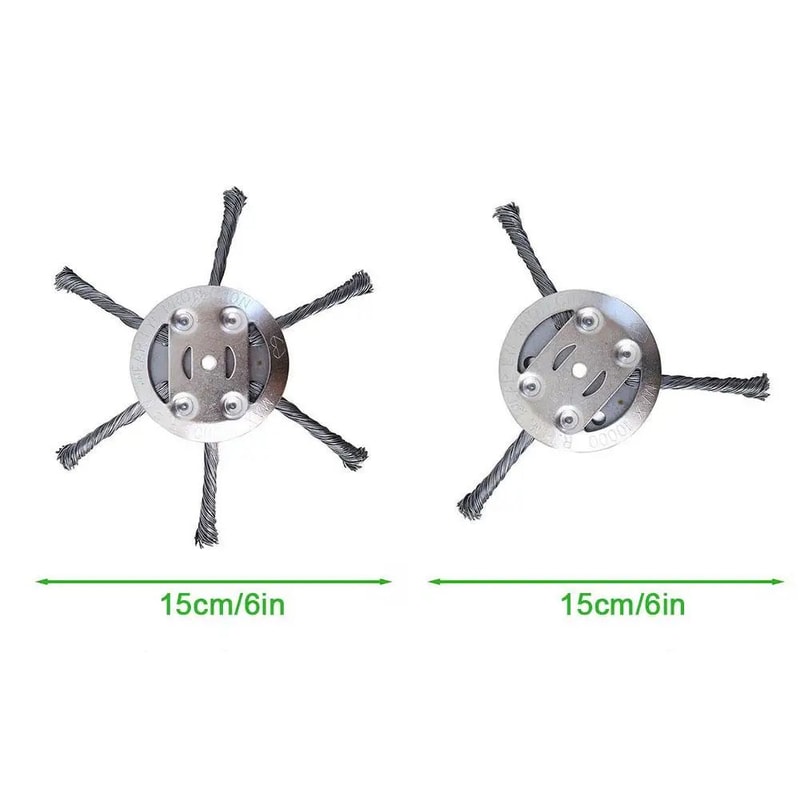 Steel Wire Wheel Weed Brush Trimmer Head 15