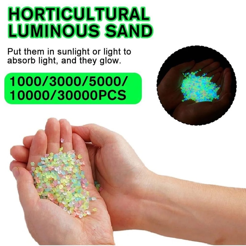 Luminous Decorative Sand Stones For Plants 0