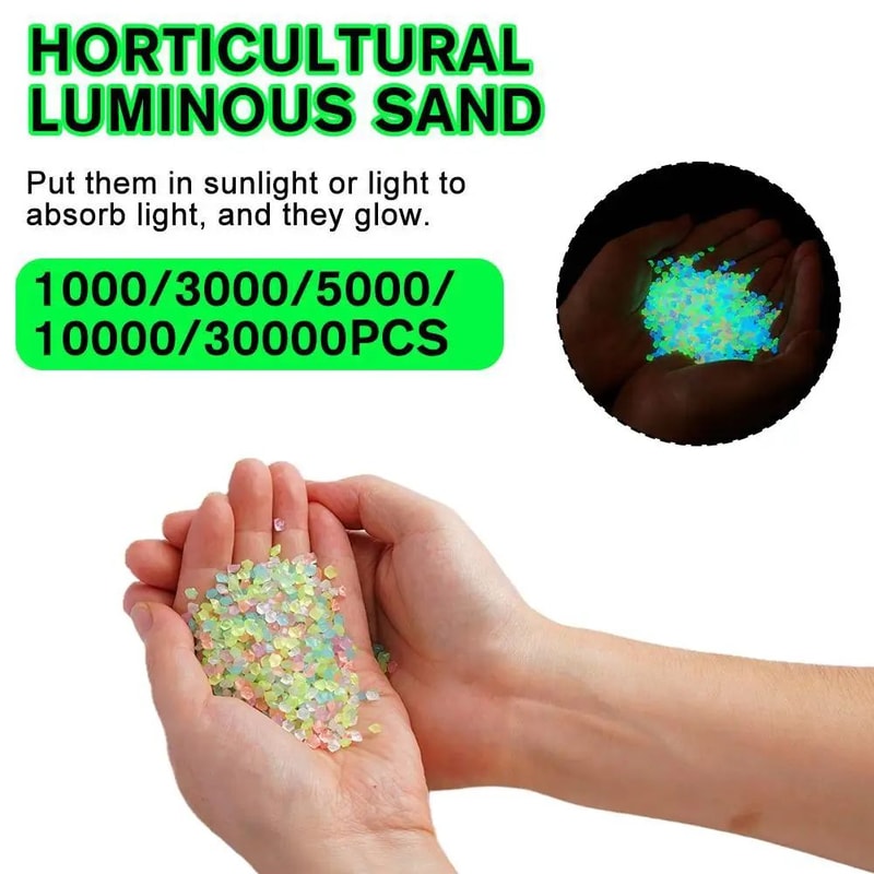 Luminous Decorative Sand Stones For Plants 10