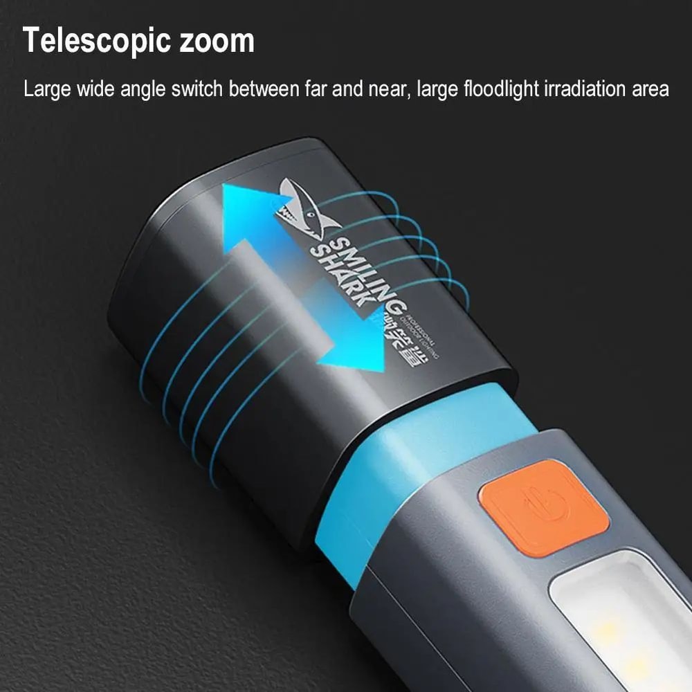 Rechargeable Super Bright LED Camping Flashlight 2