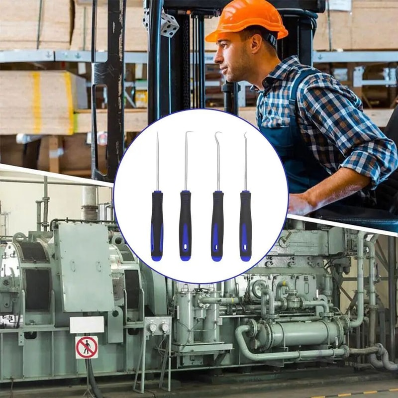 4 Piece Oil Seal Pick Hook Tool Set 3