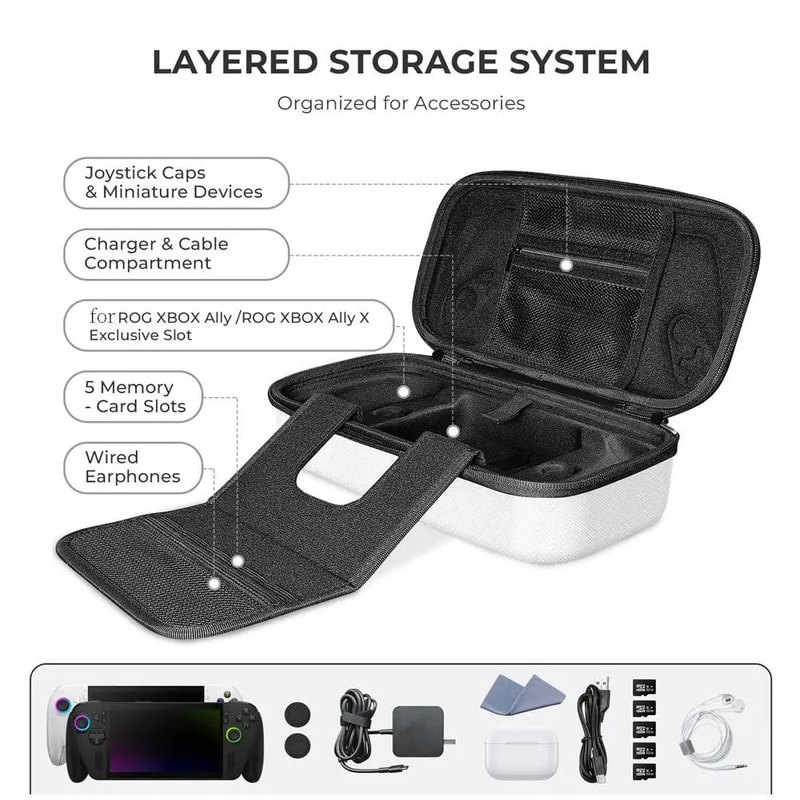 ROG Ally X Waterproof Shockproof Storage Case 11