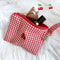 Embroidered Cherry Canvas Cosmetic Bag 9