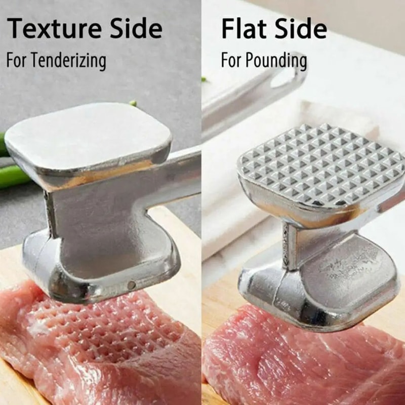 Aluminum Alloy Meat Tenderizer Hammer 8