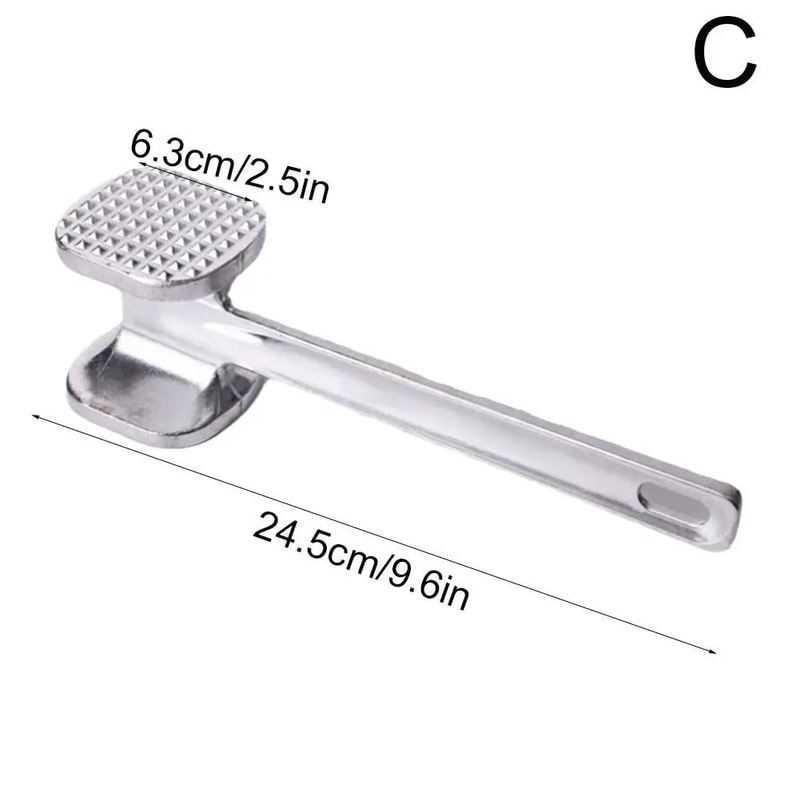 Aluminum Alloy Meat Tenderizer Hammer 12