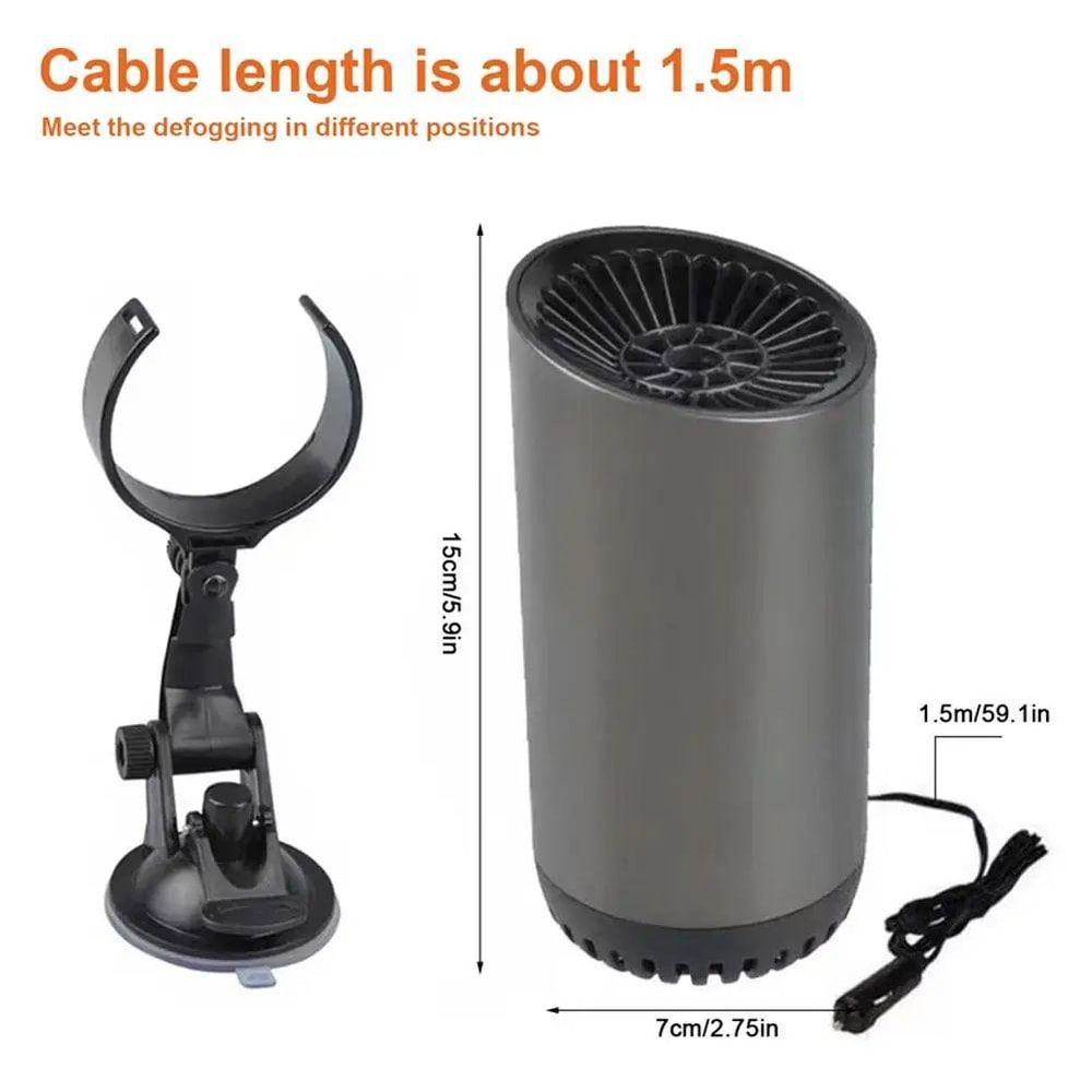12V Car Heater Defogger Demister Fan 13