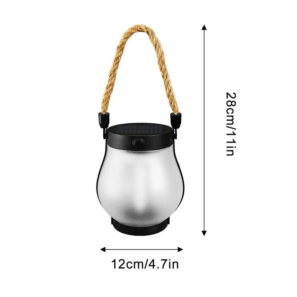 Solar Flame Outdoor Hanging Camping Lamp 5