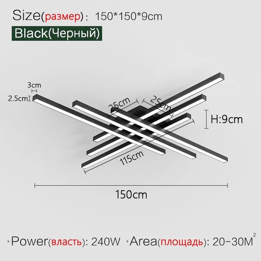 Modern Nordic Minimalist Ceiling Light 13