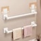 Wall Mounted No Drill Bathroom Towel Rack 0