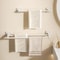 Wall Mounted No Drill Bathroom Towel Rack 5