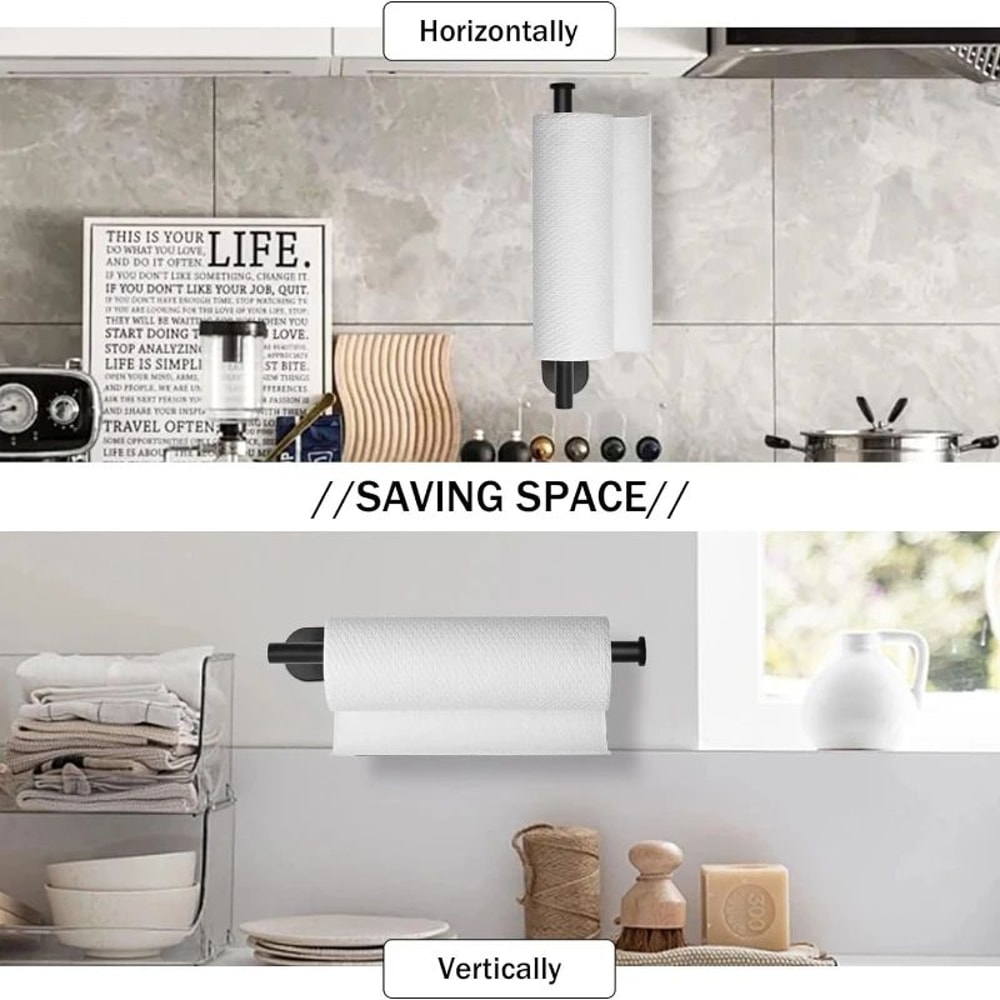 Stainless Steel Adhesive Toilet Paper Holder 4