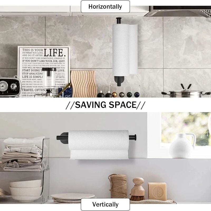 Stainless Steel Adhesive Toilet Paper Holder 4