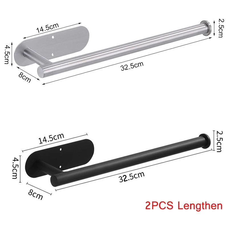 Stainless Steel Adhesive Toilet Paper Holder 16