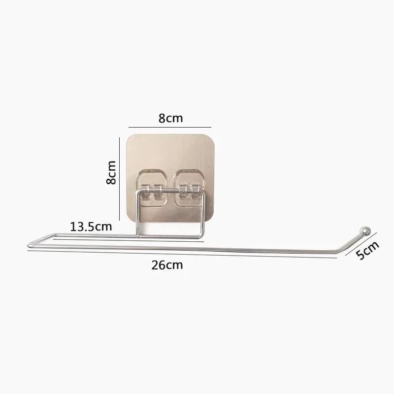 Stainless Steel Adhesive Toilet Paper Holder 20