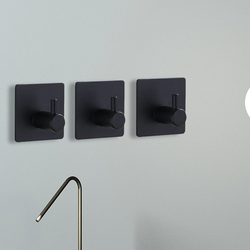 Space Aluminum Self Adhesive Towel Hooks 8