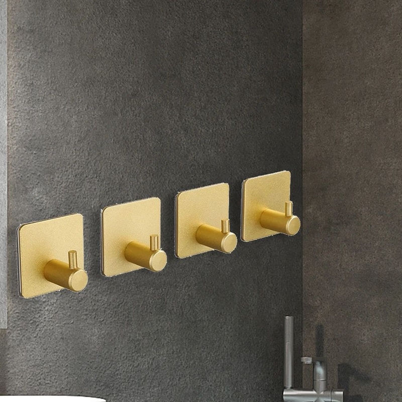 Space Aluminum Self Adhesive Towel Hooks 9