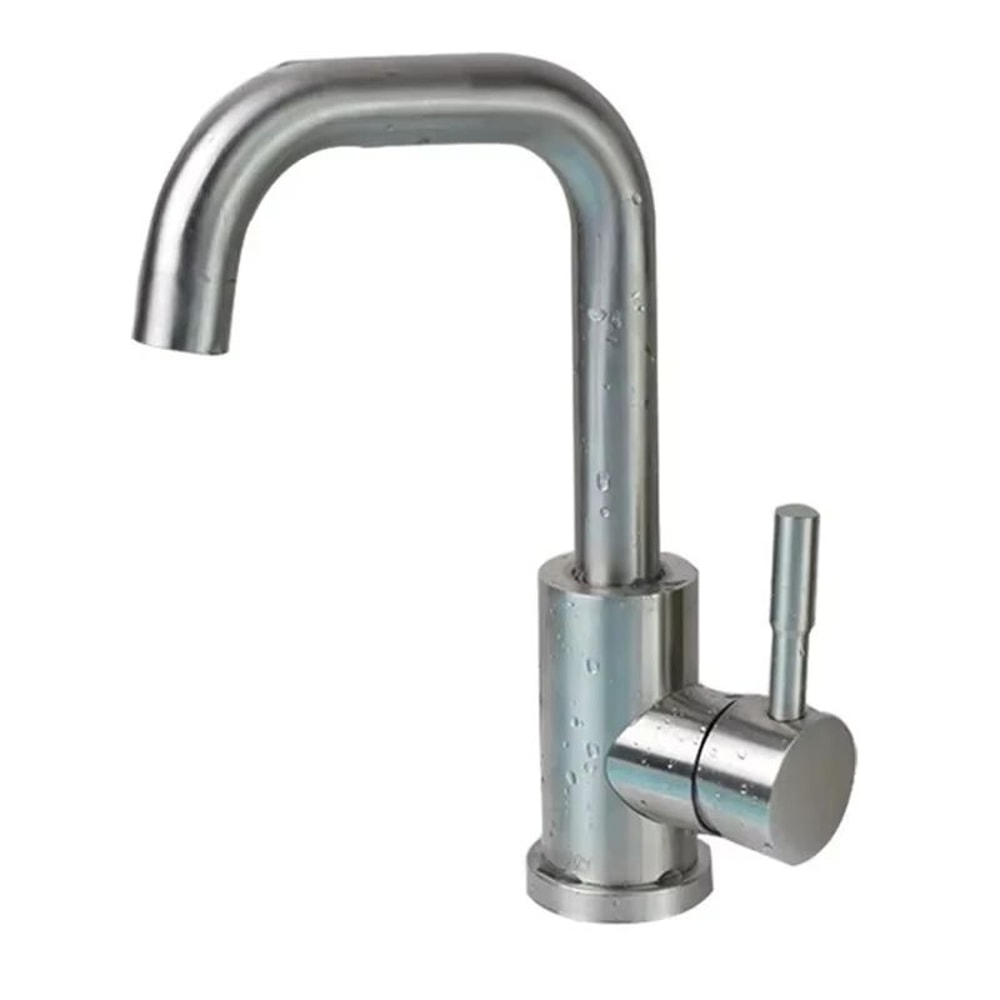 304 Stainless Steel Bathroom Sink Mixer Faucet 3