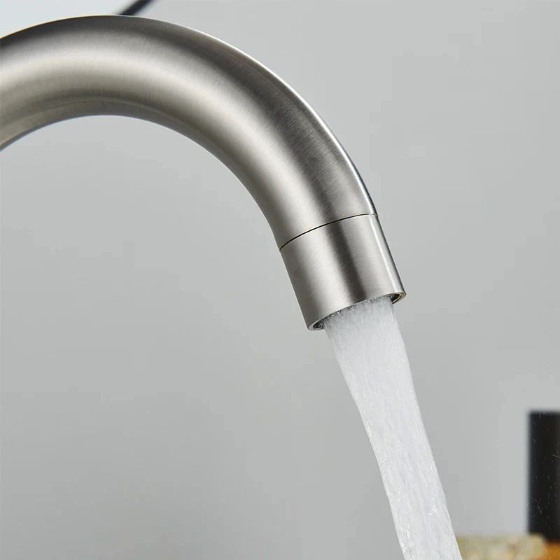 304 Stainless Steel Bathroom Sink Mixer Faucet 14