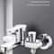 Gray Bathroom Shower Mixer Faucet Set 6