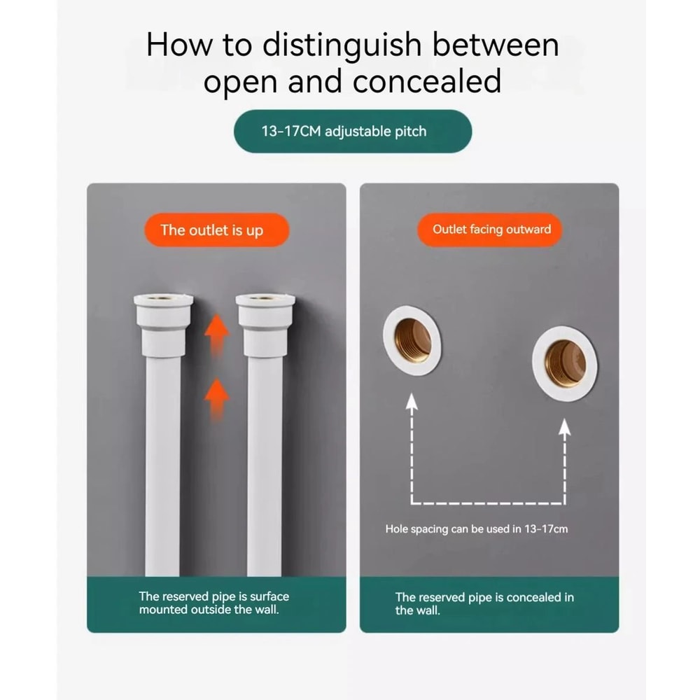 Gray Bathroom Shower Mixer Faucet Set 8