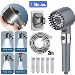 four mode massage shower filter head