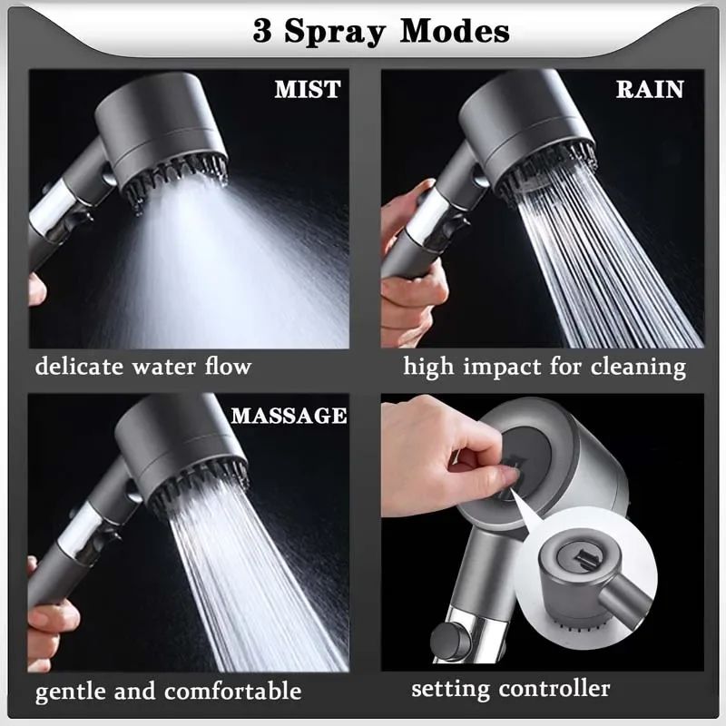 High Pressure Water Saving Shower Head 1