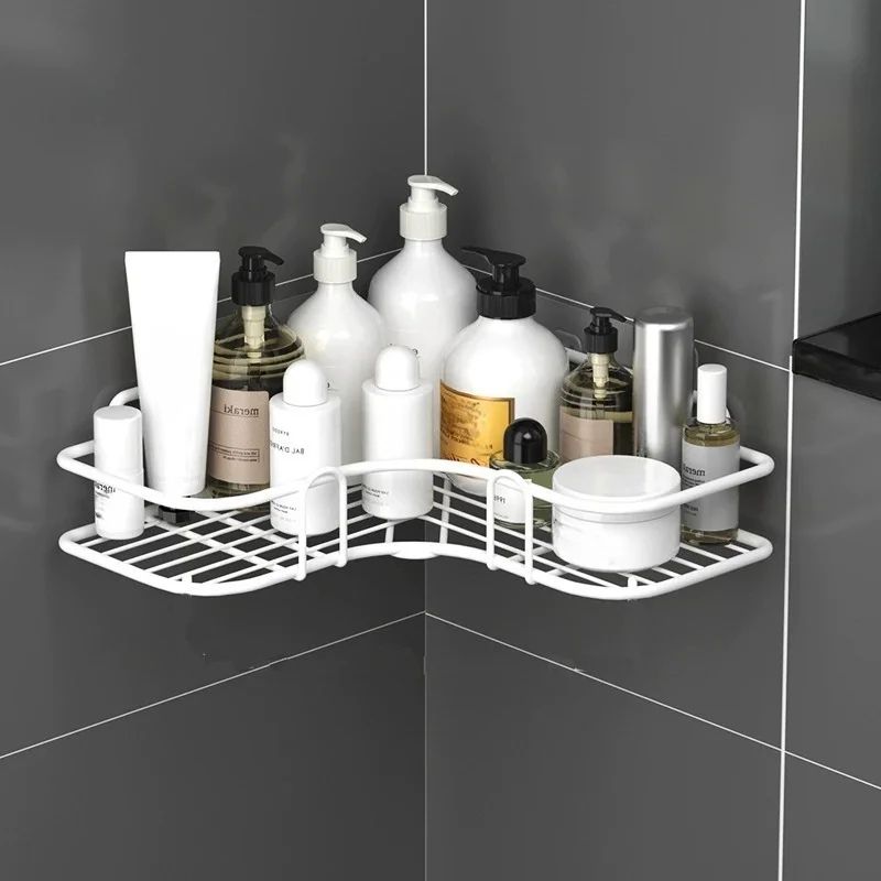 Stainless Steel Corner Shower Storage Rack 2