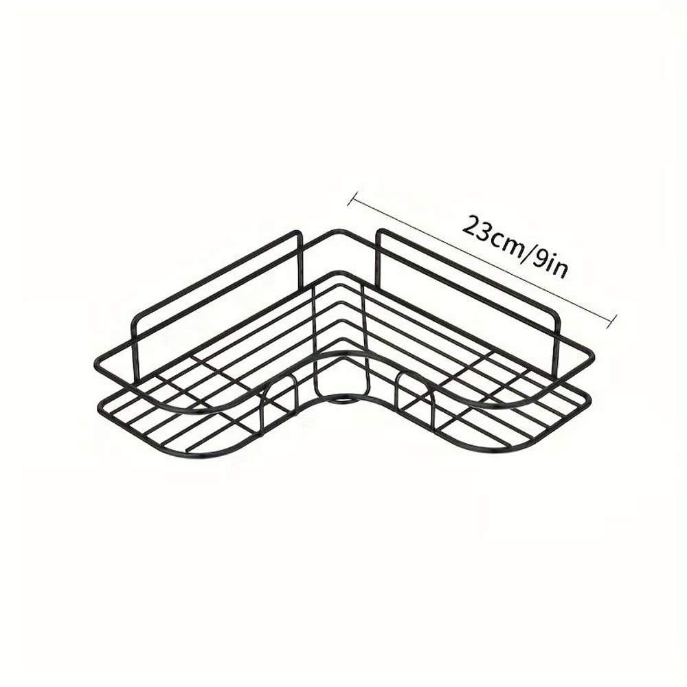 Stainless Steel Corner Shower Storage Rack 5