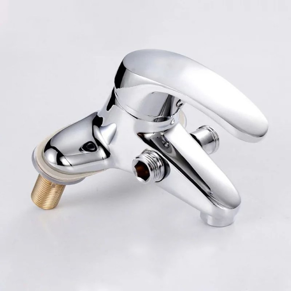 Double Hole Bathroom Basin Mixer Faucet 4