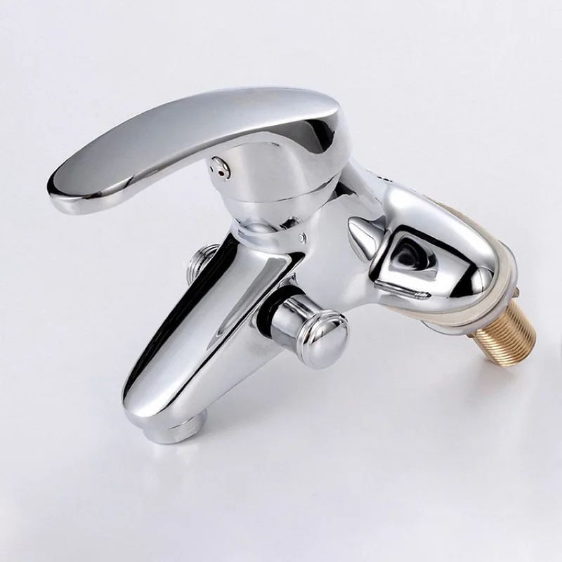Double Hole Bathroom Basin Mixer Faucet 5