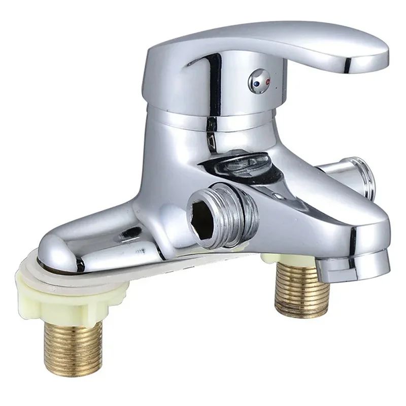 Double Hole Bathroom Basin Mixer Faucet 7