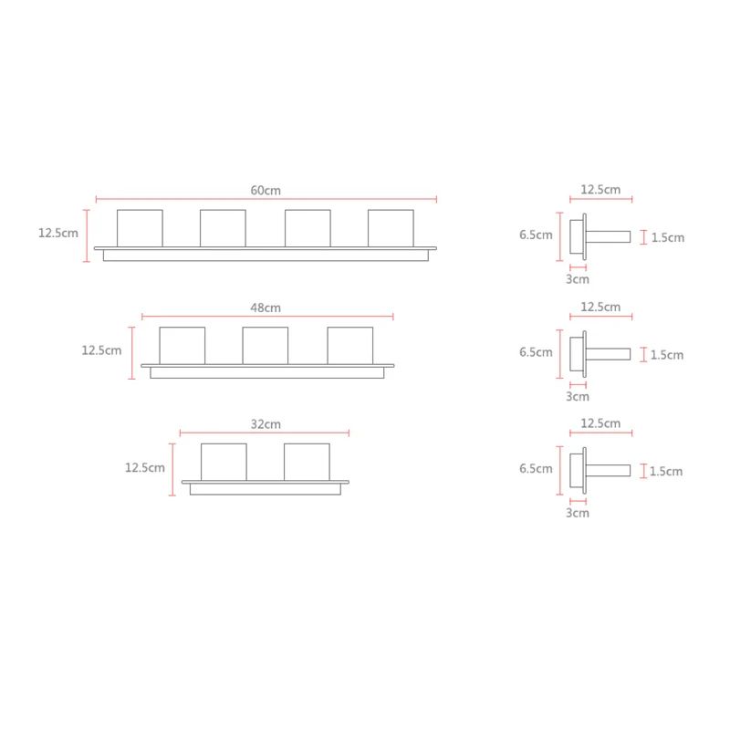 Modern LED Bathroom Mirror Wall Light 5