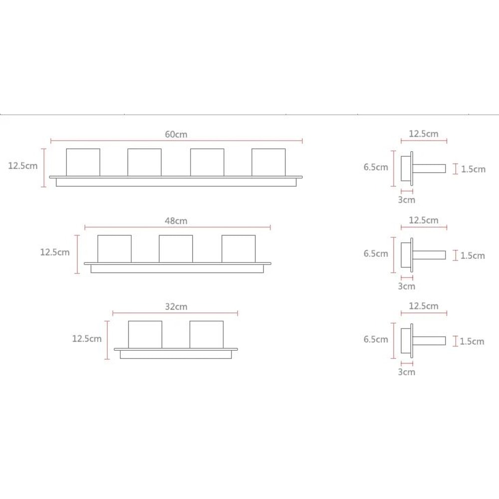 Modern LED Bathroom Mirror Wall Light 6