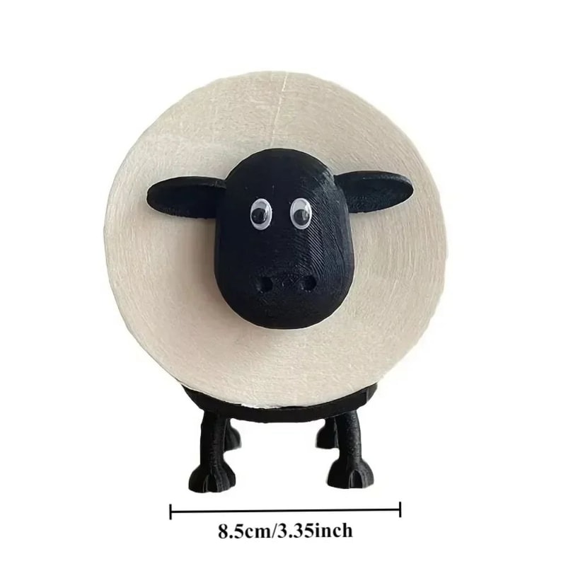 Resin Sheep Toilet Paper Holder Bathroom Decor 11
