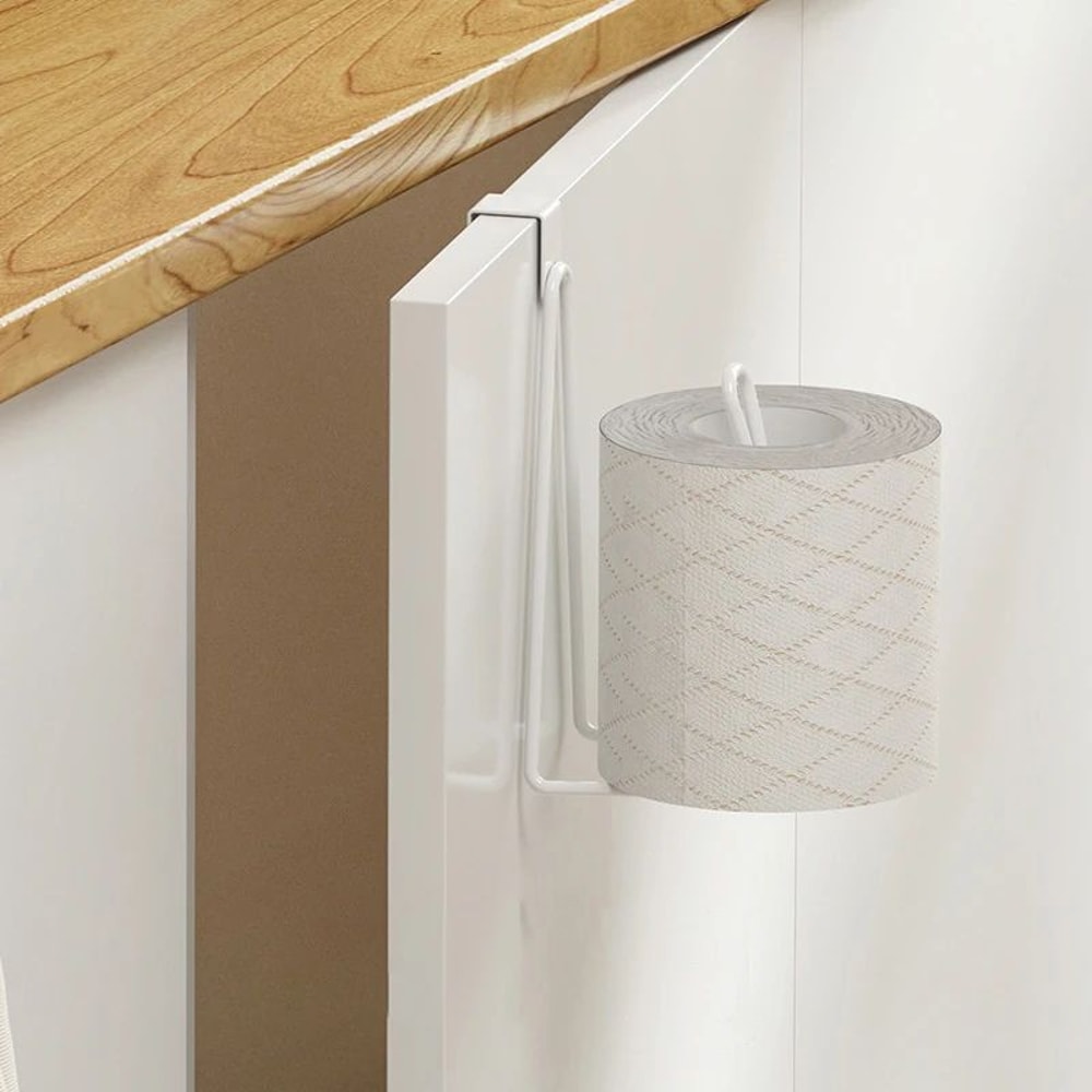 Stainless Steel No Drill Toilet Paper Holder 6