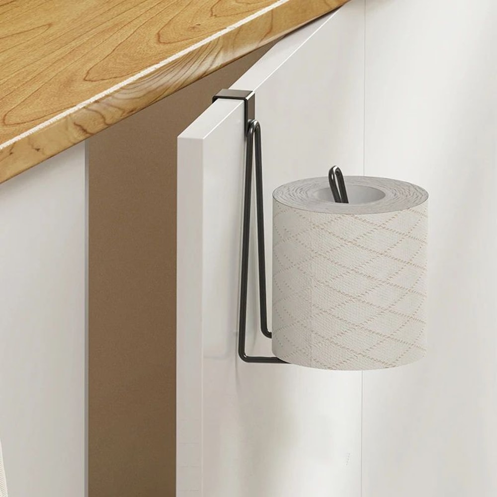 Stainless Steel No Drill Toilet Paper Holder 7