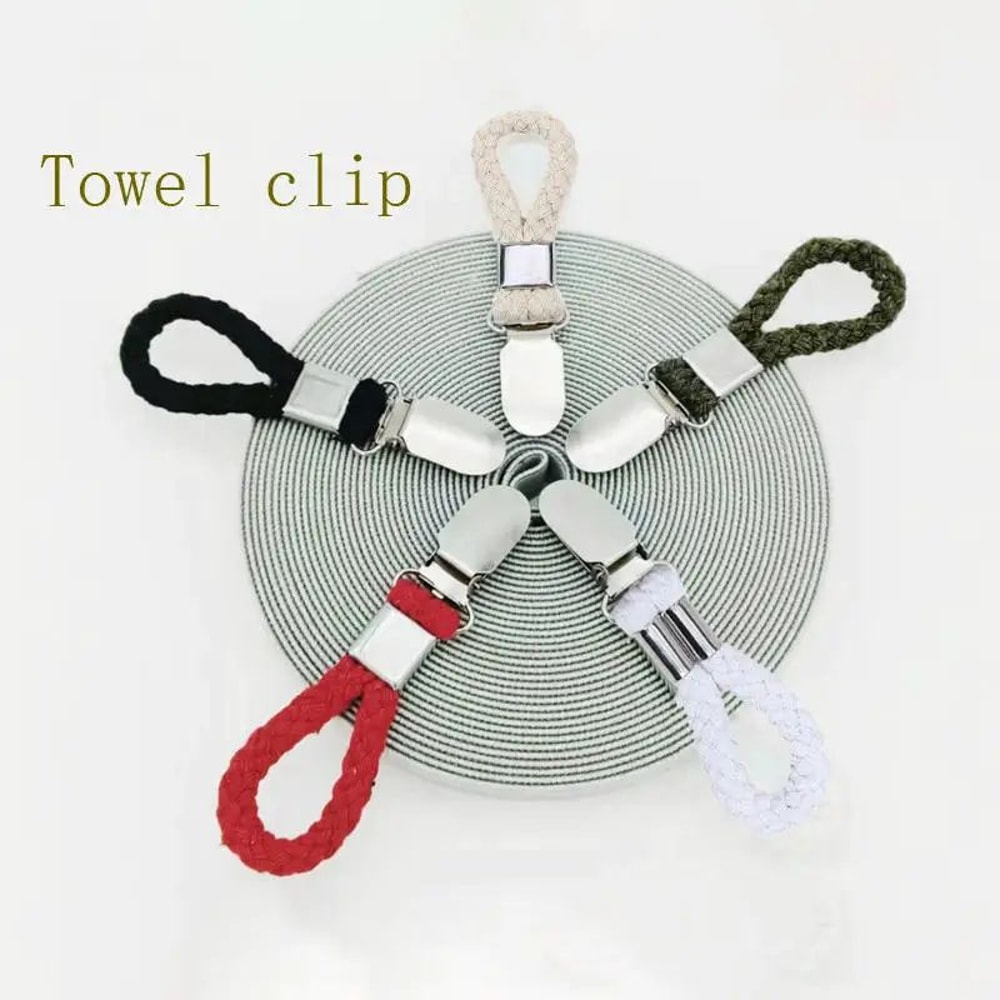 Portable Metal Towel Clip Hanging Hook 1