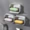 Wall Mounted Flip Lid Soap Holder 2