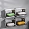 Wall Mounted Flip Lid Soap Holder 7