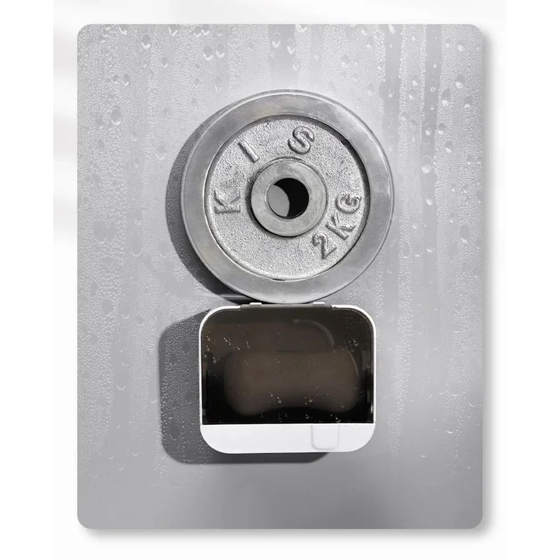 Wall Mounted Flip Lid Soap Holder 8