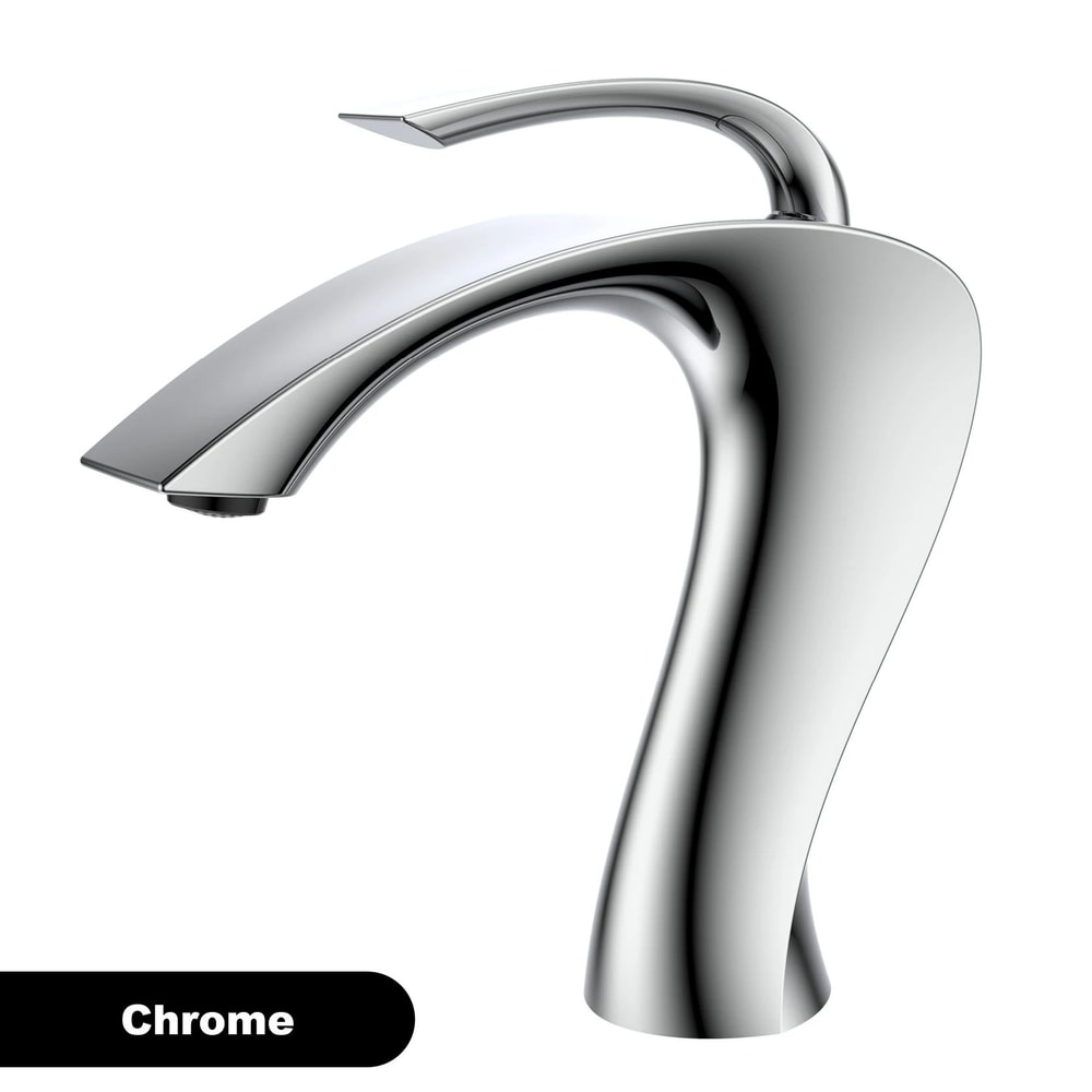 Luxury Gun Grey Bathroom Vanity Faucet 7