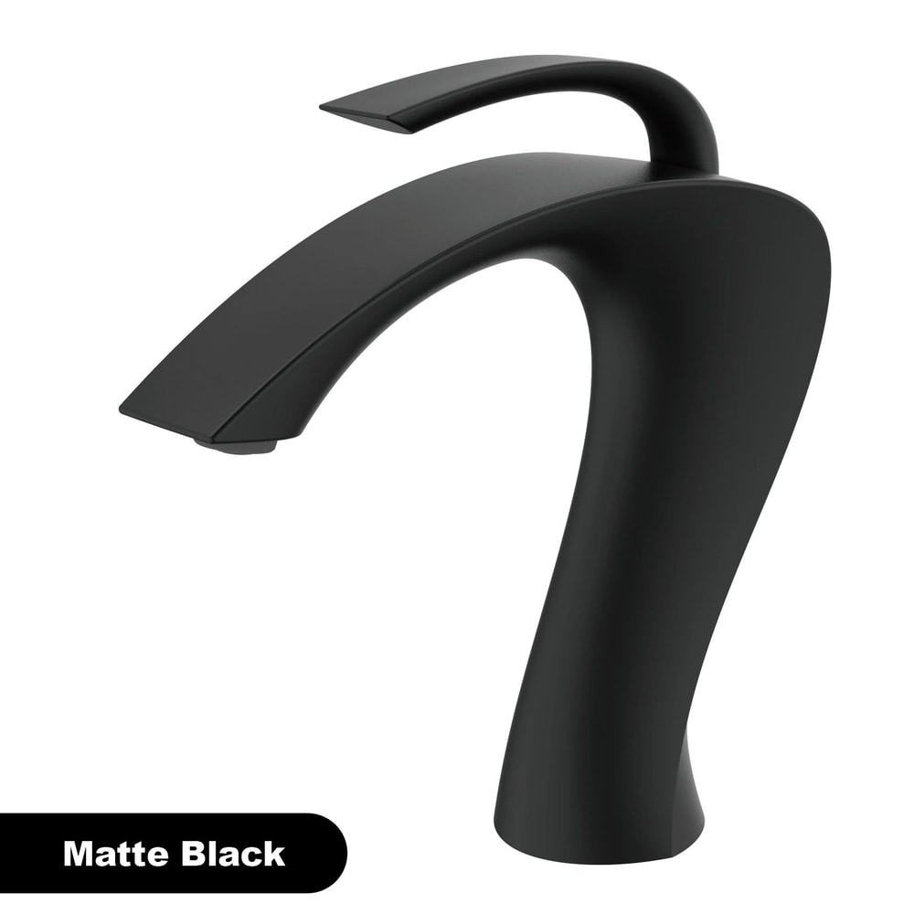 Luxury Gun Grey Bathroom Vanity Faucet 6