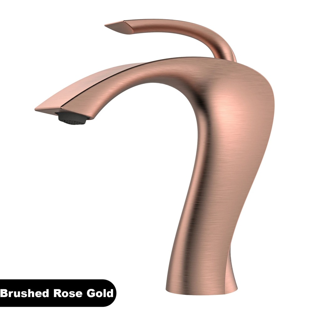 Luxury Gun Grey Bathroom Vanity Faucet 10